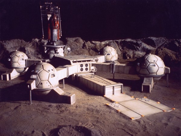 The moonbase from the show